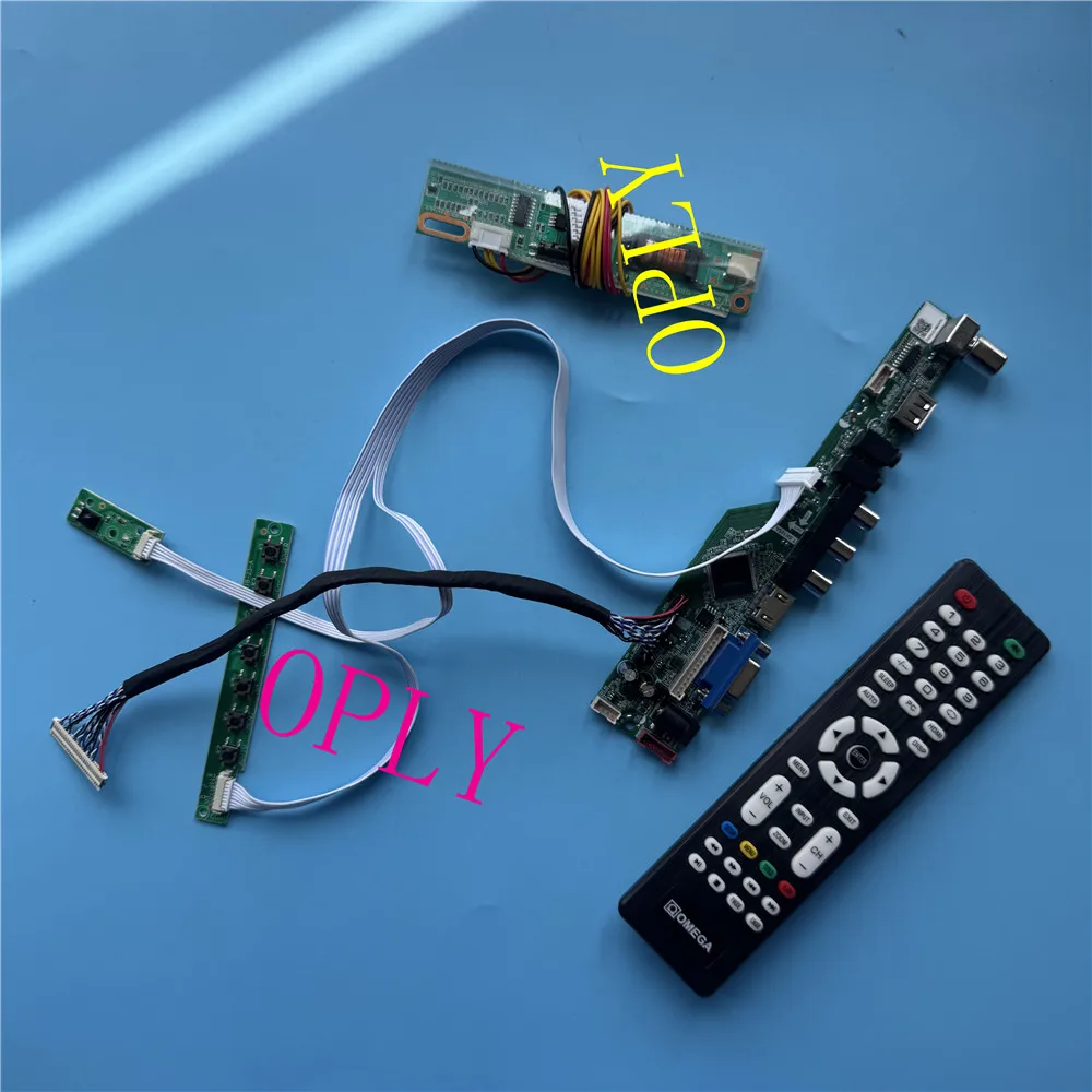 Kit For LTN141AT02-301/001/101 Remote Audio Display USB Screen LED TV Controller Board 14.1" 1280x800 Panel HDMI LVDS VGA LCD AV