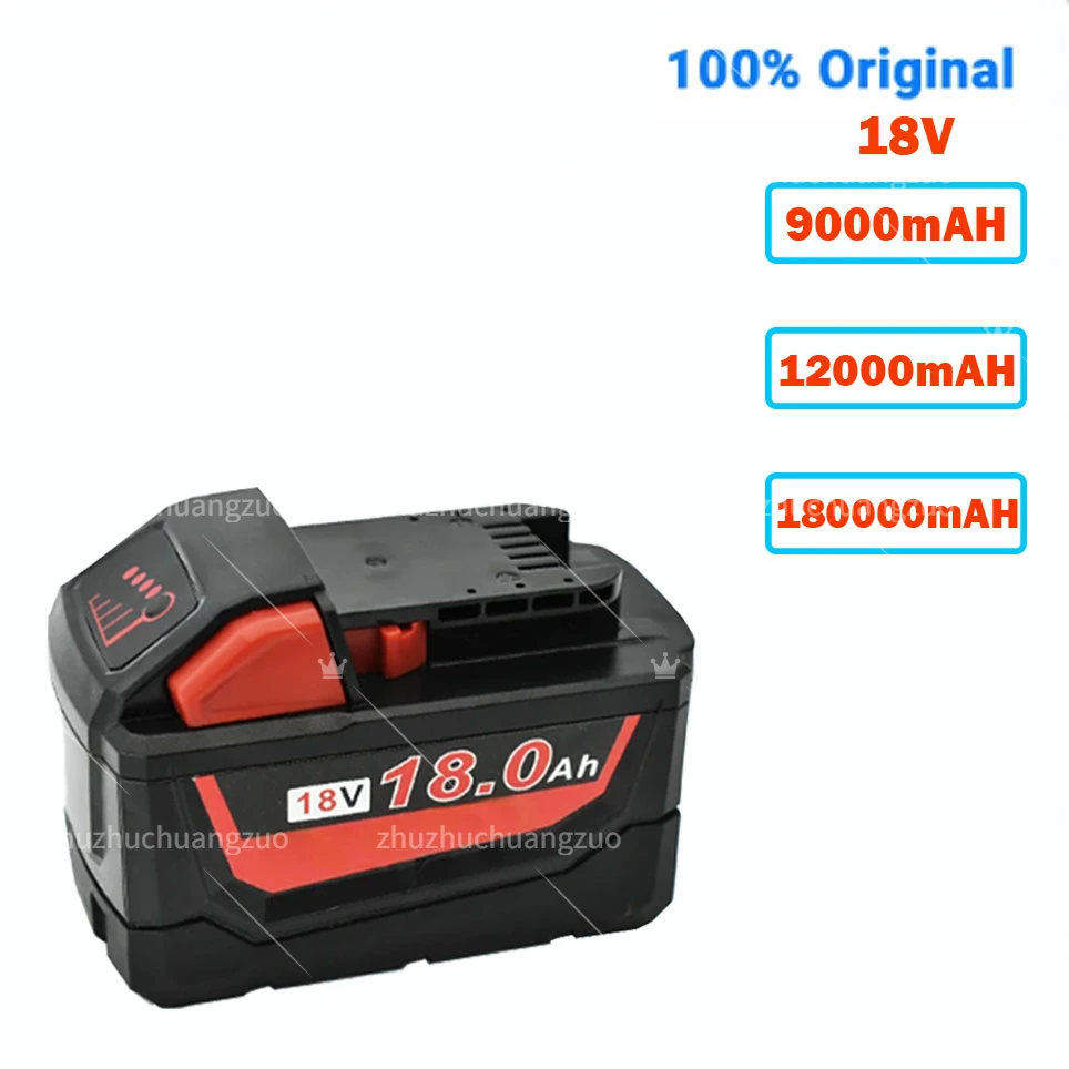 9000mAh Battery For Milwaukee M18 18V 48-11-1815 48-11-1820 48-11-1840 48-11-1850 48-11-1841 Cordless Power Tools Battery