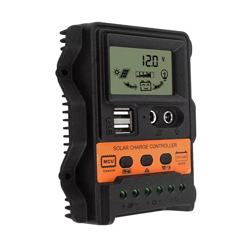 

﻿PWM Solar Charge Controller 30A Solar Panel Battery Regulator Dual USB 12V/24V LCD Display Solar Electrical Equipment Tools