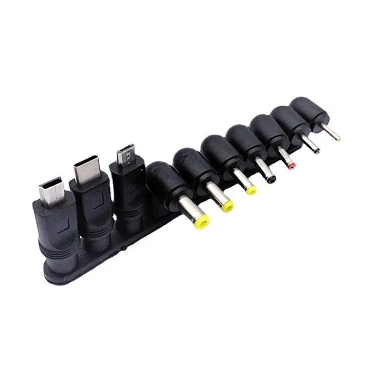 DC Adapter Female Connector 5.5MM*2.1MM Elbow Plug Converter 5.5MM*1.7MM 3.8*1.35MM 4.0*1.7MM Micro USB Socket Laptop Adapter