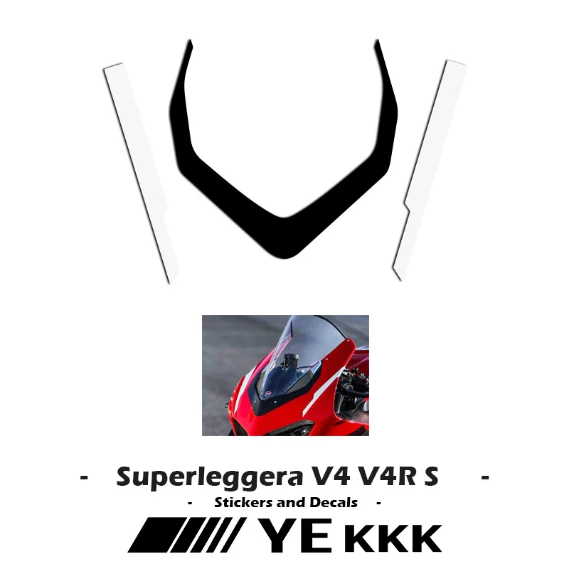 Carcasa de carenado para coche DUCATI PANIGALE V4 V4S V4R Superleggera V4, pegatina delantera y trasera, carcasas izquierda y derecha, todos los logotipos