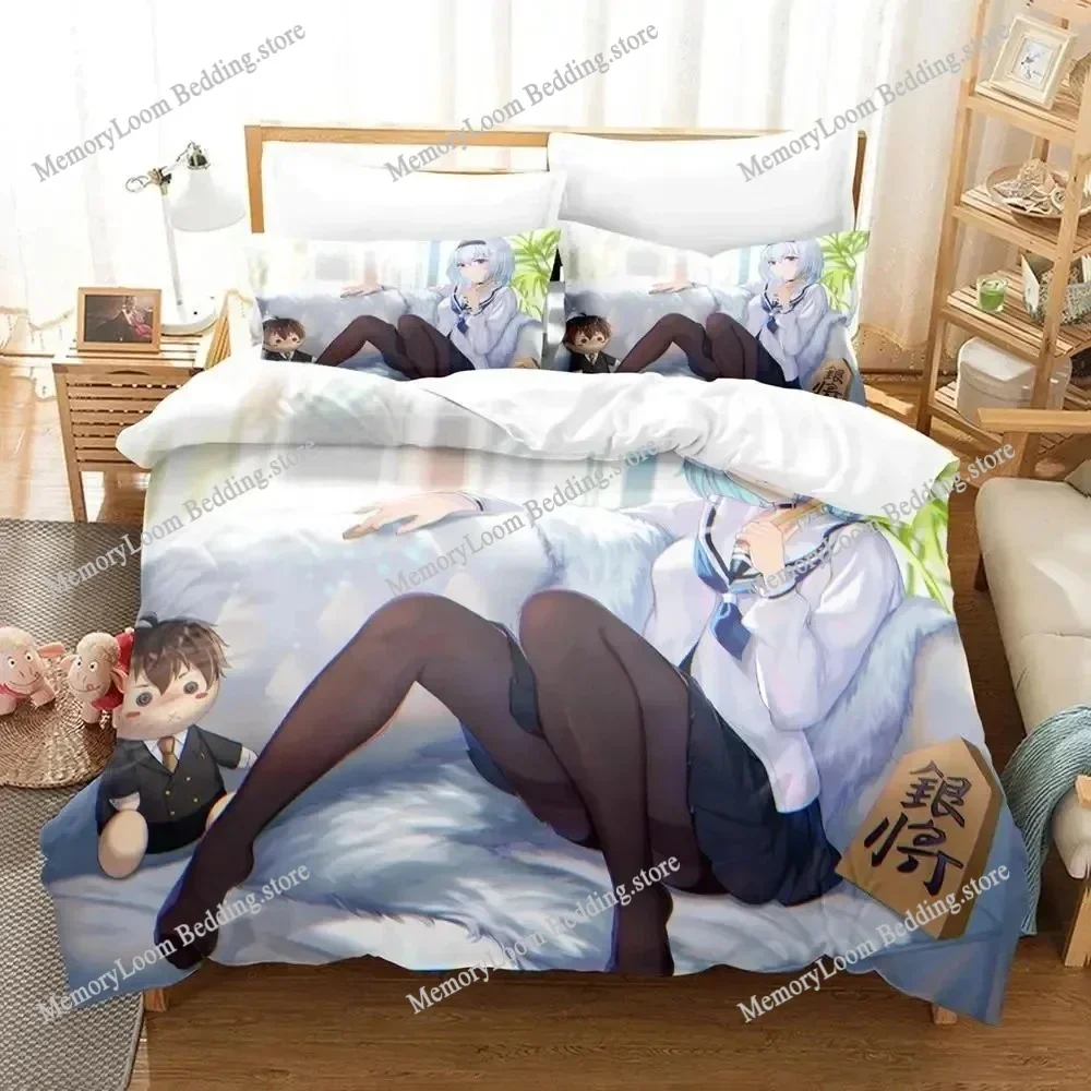 Anime Ryuos Work is Never Ai Bedding Set Boys Girls Twin Queen Size Duvet Cover Pillowcase Bed Kids Adult Home Textileextile