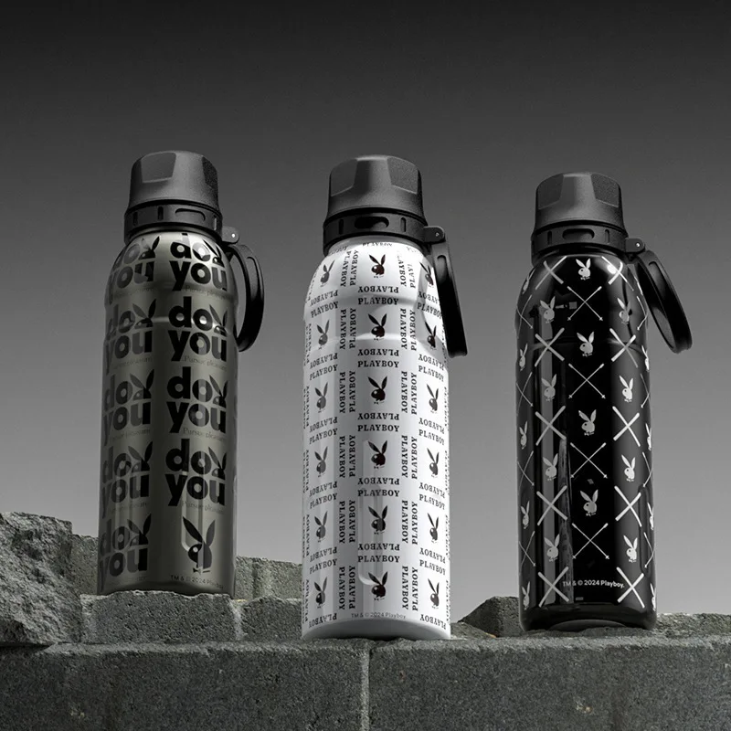 

Playboy Jumping Thermal Cup For Men With Aesthetic Value High End Large Capacity Tea Outdoor Cycg Sports Water Bottle