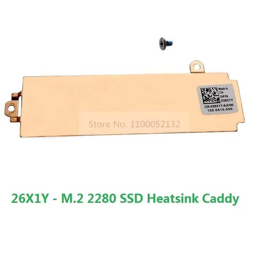 

Медный радиатор-держатель для SSD NGFF M.2 NVME 2230 2280 PXNWV X8MY9 FJ75H 26X1Y для Dell G15 5510 5511 5515