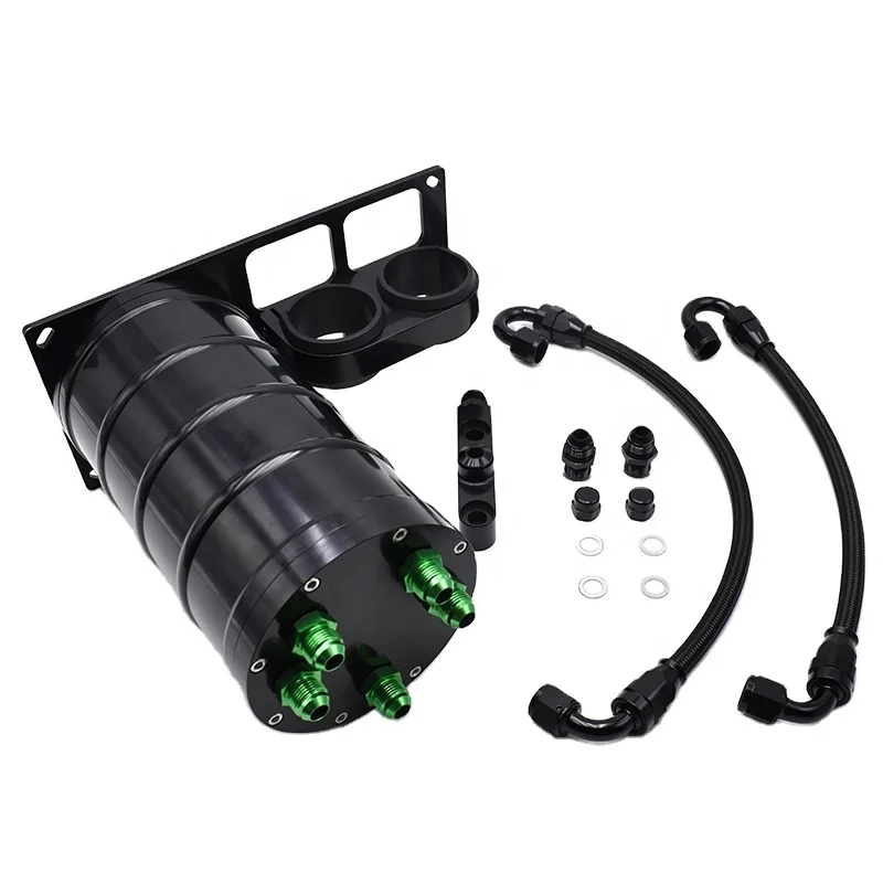 

SK CUSTOM Bille Aluminum 1.5L Fule Surge Tank for Dual External Pump