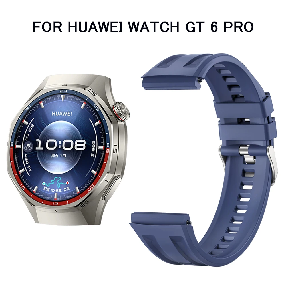 Original Style Armband für HUAWEI Watch GT 6 Pro Zubehör Sportarmband Correa Silikon-Armband HUAWEI GT 6 Pro 46mm Band