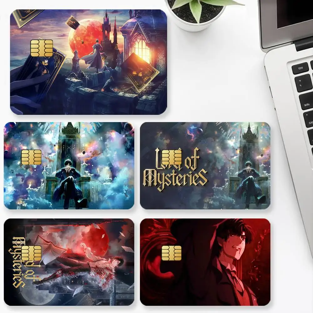 2025 Anime Lord of Mysteries Credit Card for Bank Debit Decorative Protection 4PCS Anti-scratch Waterproof Stickers Bus Subway