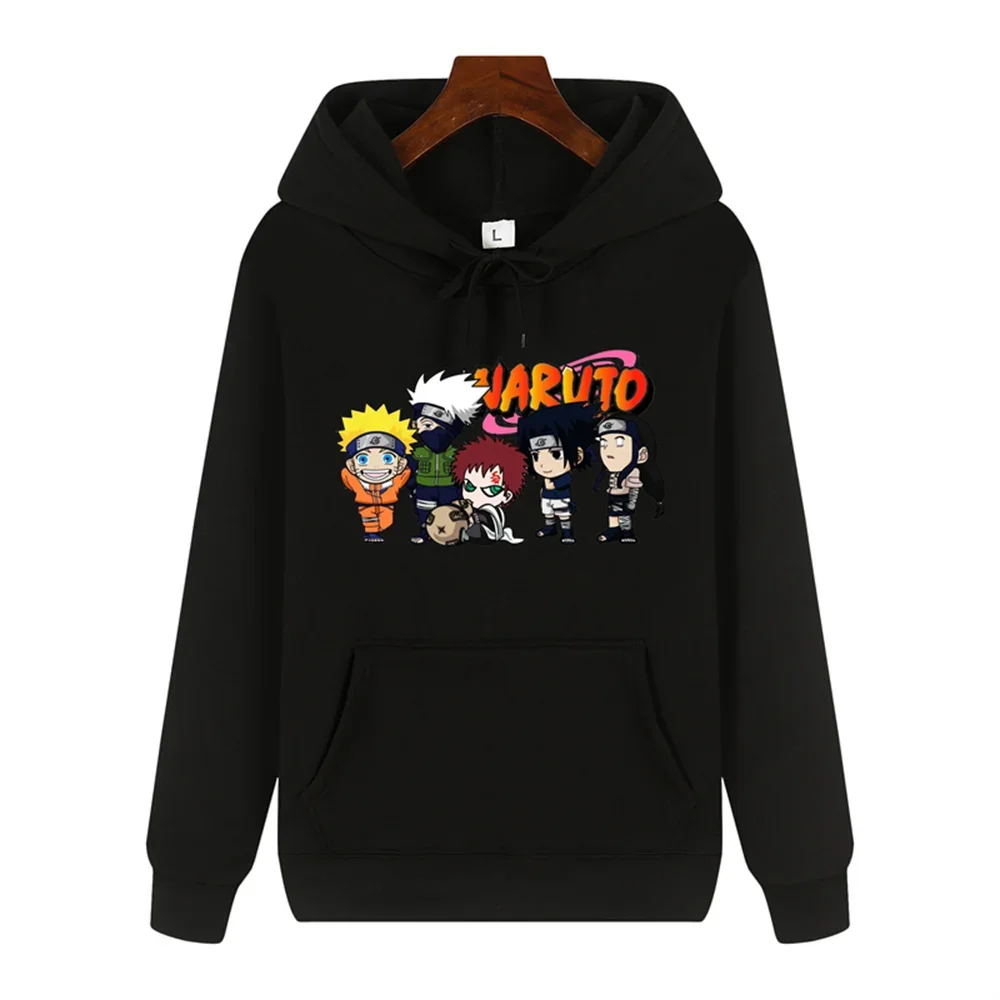 

Naruto Print Autumn Winter Men's Clothing Comfortable Unisex Hoodies Streetwear Harajuku Anime Top