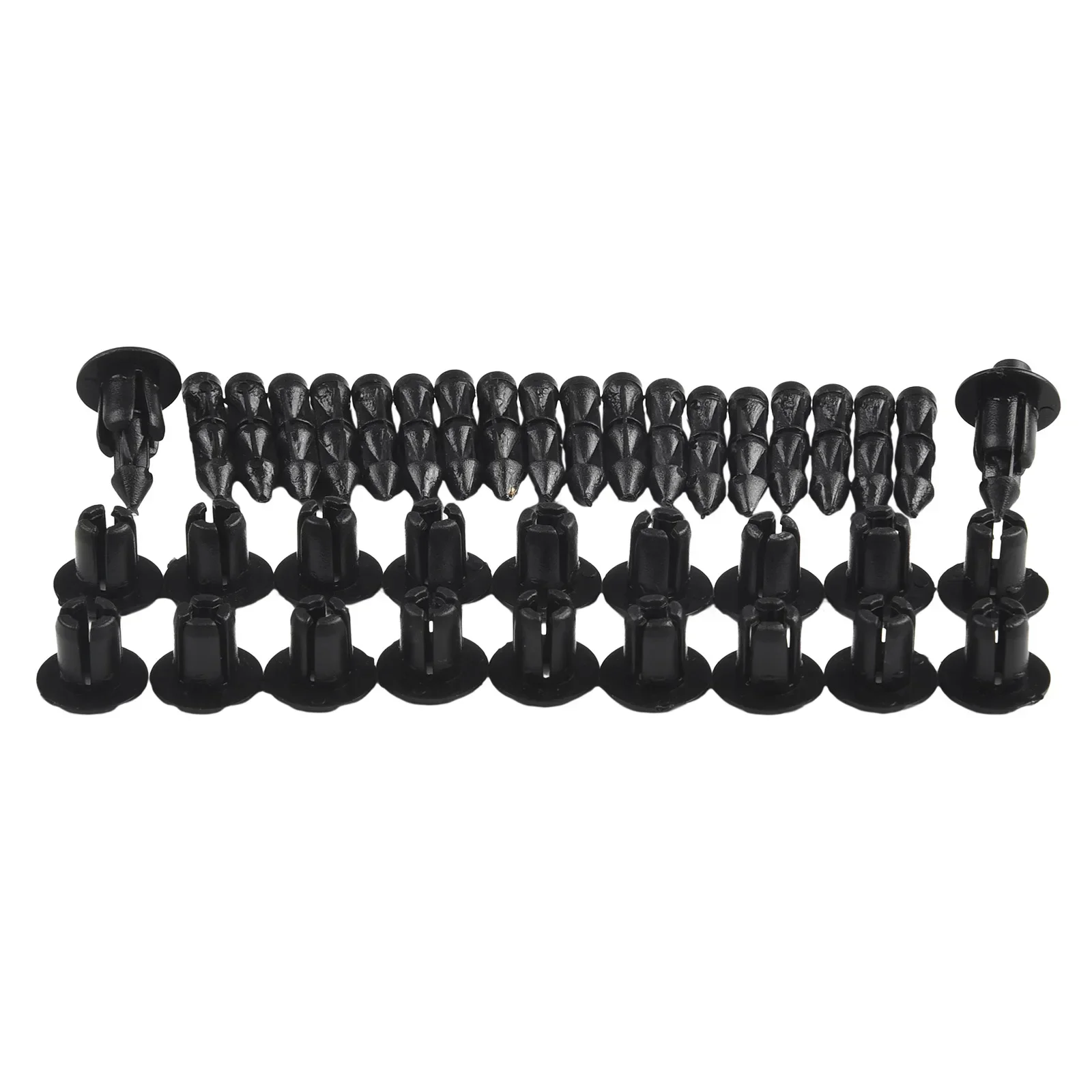 20Pcs Car Panel Fastener Clips Rivet Bike Fairing Trim Clips 6mm Fit For -Honda For -Suzuki Car Interior Clips Accessories