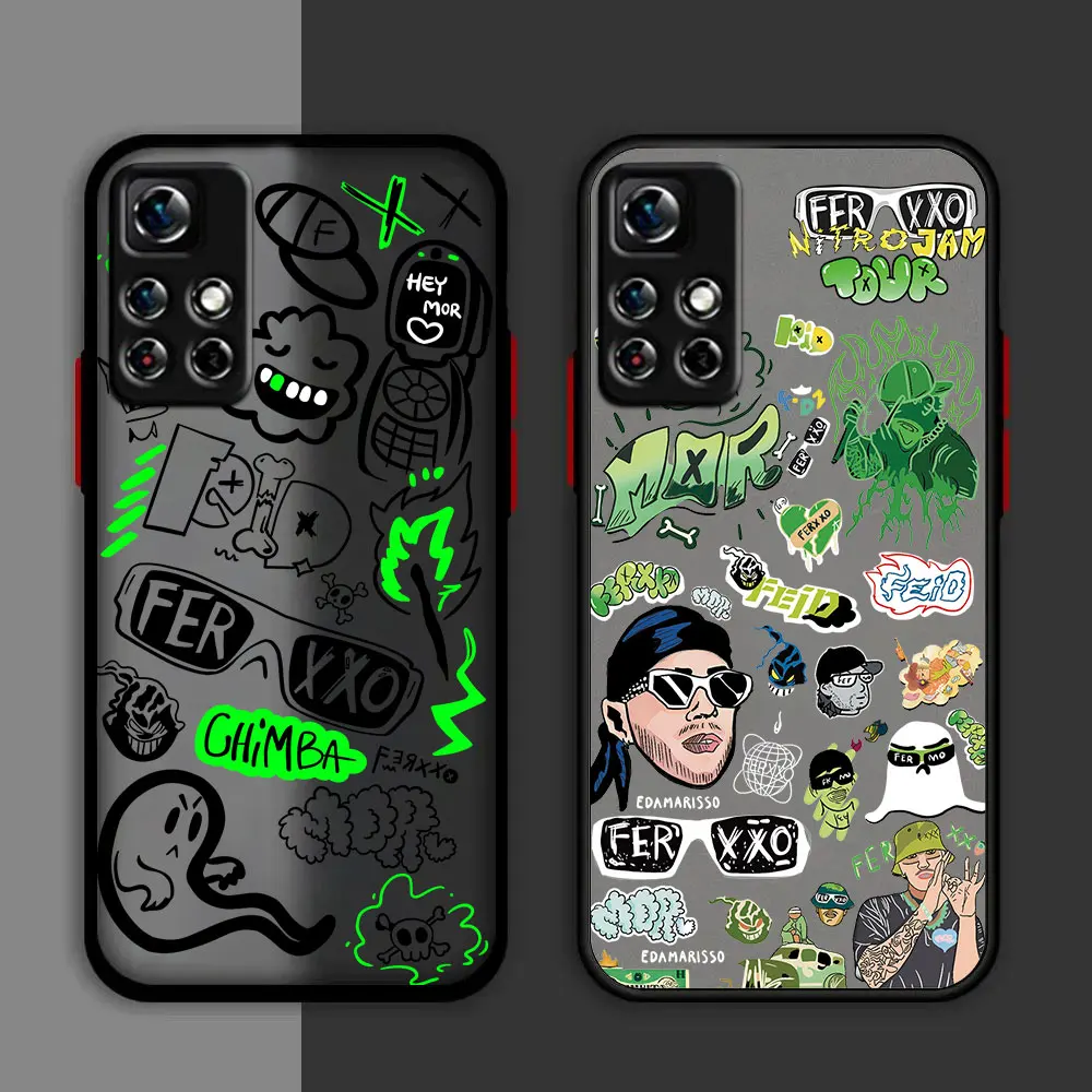 

Feid Nitro Jam Ferxxo Phone Case For Xiaomi Redmi Note 13 12 11 10 10C 10X 9 9A 9T 9C 8 7 Pro Plus 5G Matte Transparent Cover