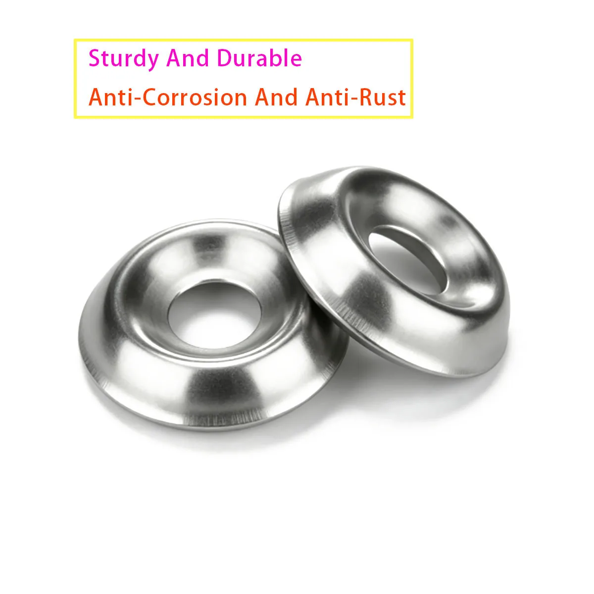 304 Stainless Steel Bowl Shaped Conical Washer, Countersunk Washer, Concave Convex Hollow Fisheye Washer, M3 M4 M5 M6