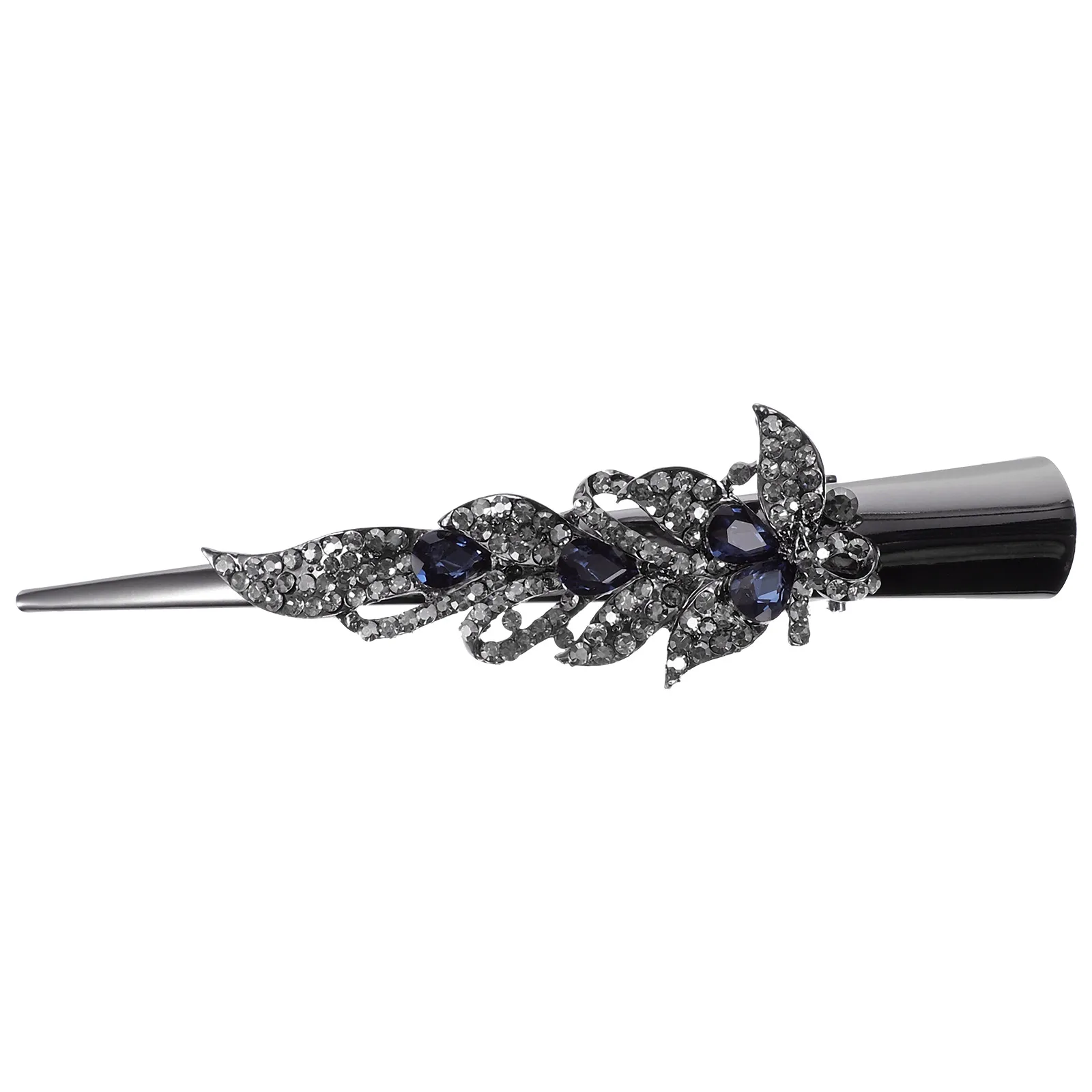 

Rhinestone Alligator Clips Vintage Large Crystal Duck Bill Barrette Women Thick Thin Hair Wedding Party Prom Daily Use Hair