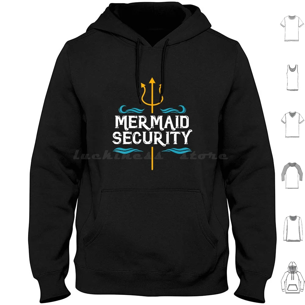 Mermaid Security Birthday For Swimmer Hoodie cotton Long Sleeve What Is Black ? ? ? ? Whats The Meaning Of Black Black