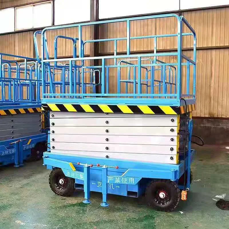 YG Hot Sale Movable Lift Platform Scissor Trailer CE ISO High Quality Warehouse Cargo Lift Hydraulic Electric Lifting Platform