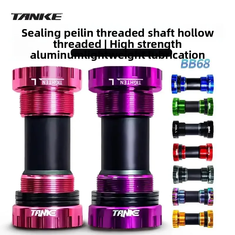 Adaptador de Eje Central para Bicicleta TANKE-BB68 BB92-73mm, Tipo de Eje Central para Bicicleta de Montaña y Carretera, Eje Central Sellado de 1.37/24mm