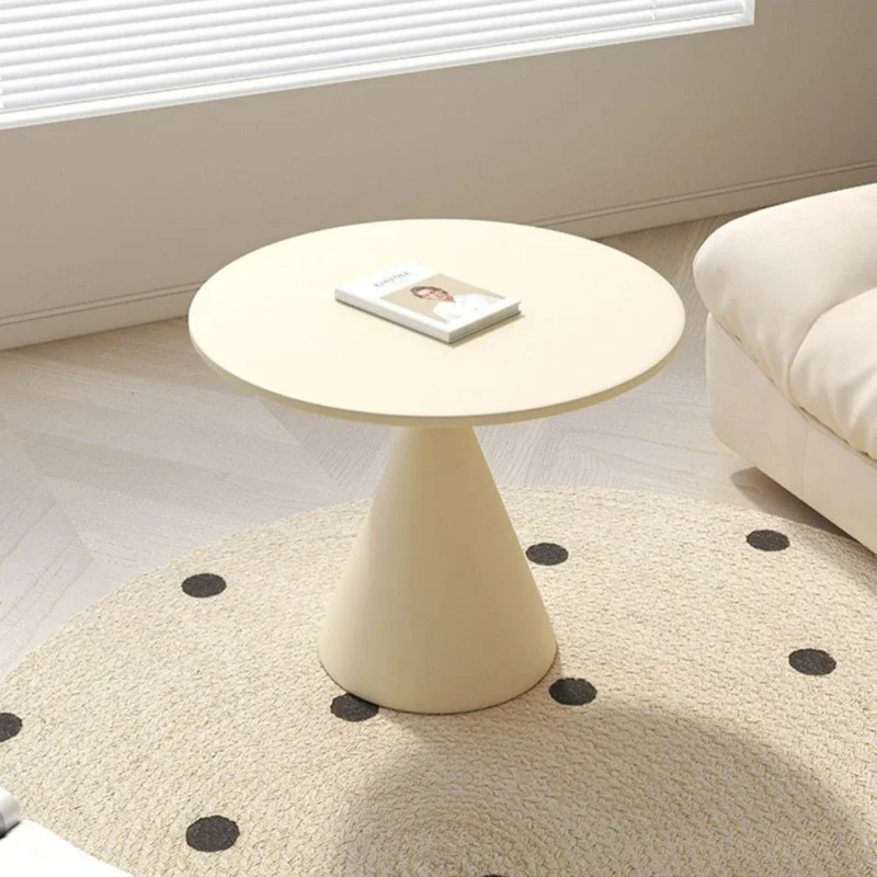 Round Coffee Table Home Living Room Side Table Small Sofa Sideboard Bedroom Hotel Corner Table Modern Living Room Decor
