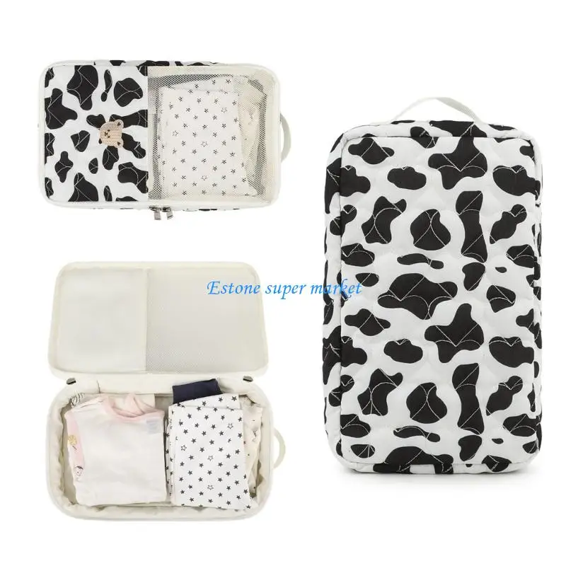 090B Infant Care Bag With Large Compartment For Busy Parents Multifunctional Diaper Bag Portable
