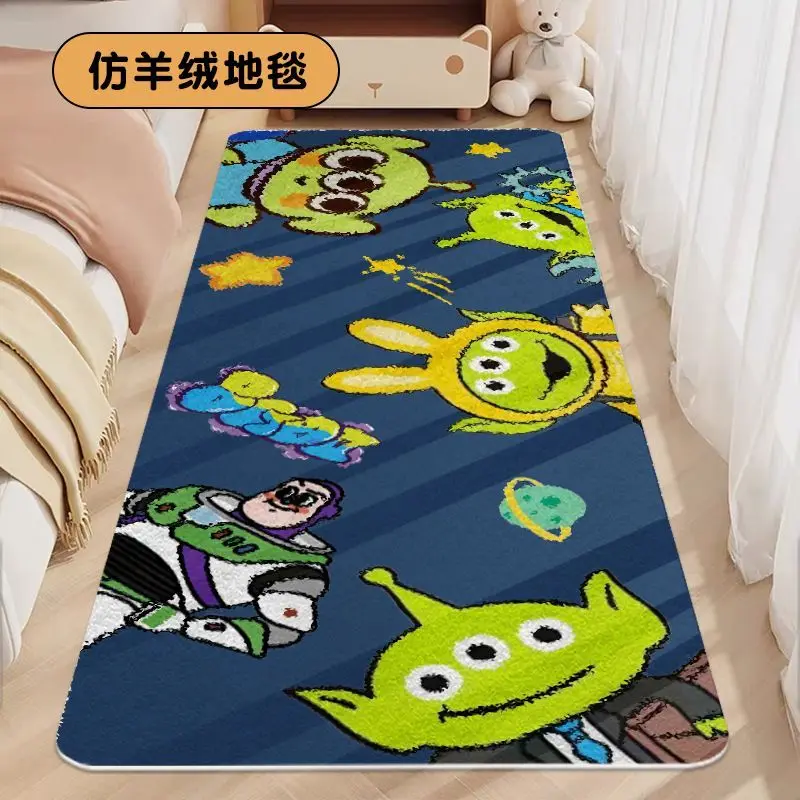 Disney Animation Toy Story Buzz Lightyear Home Living Room Kitchen Carpet Alien Woody Children's Bedroom Decorative Floor Mat