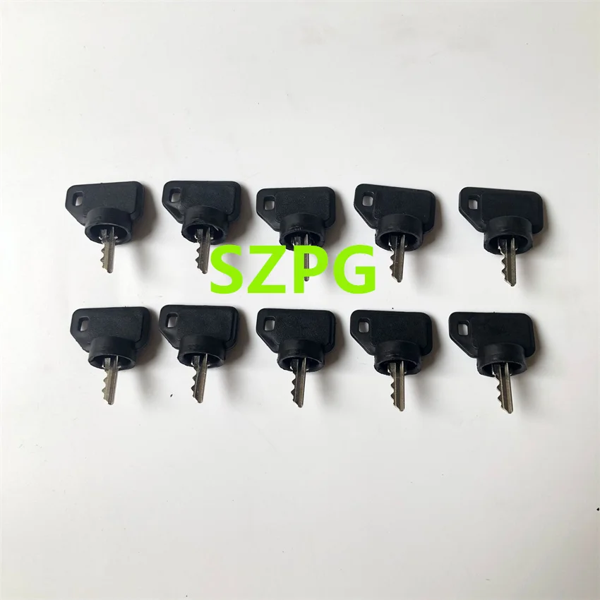 10PCS Ignition Switch Key fits Ariens Gravely 09287000 04331700 & Carabiner