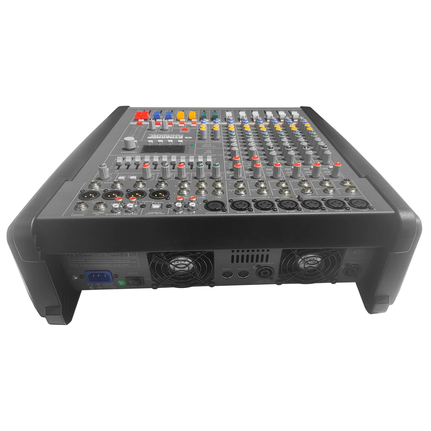 Cheap Price Professional Pm600-3 1:1 Audio Mixer 6 Channel 99 Effects Dsp Mixers 1000w Power Amplifier Pm 600 Audio Power Mixer