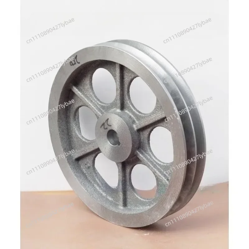 B2-250 Triangular belt wheel Type B double groove outside diameter 250mm cast iron motor belt disk motor accessories