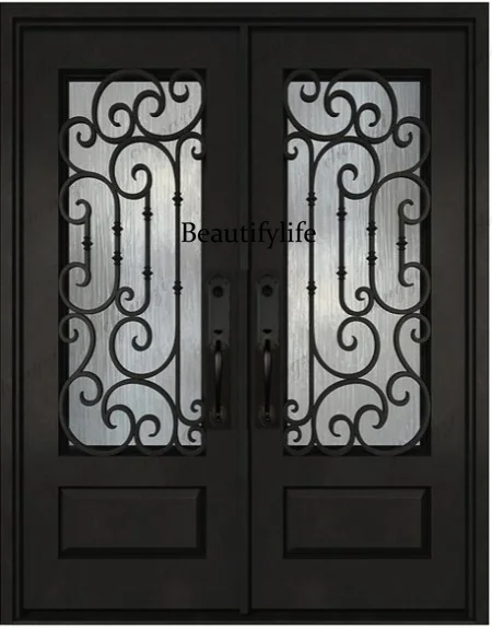 Z138 Customization Support Customization Simple Iron Door Design Iron Door Design Pictures Door Wrought Iron