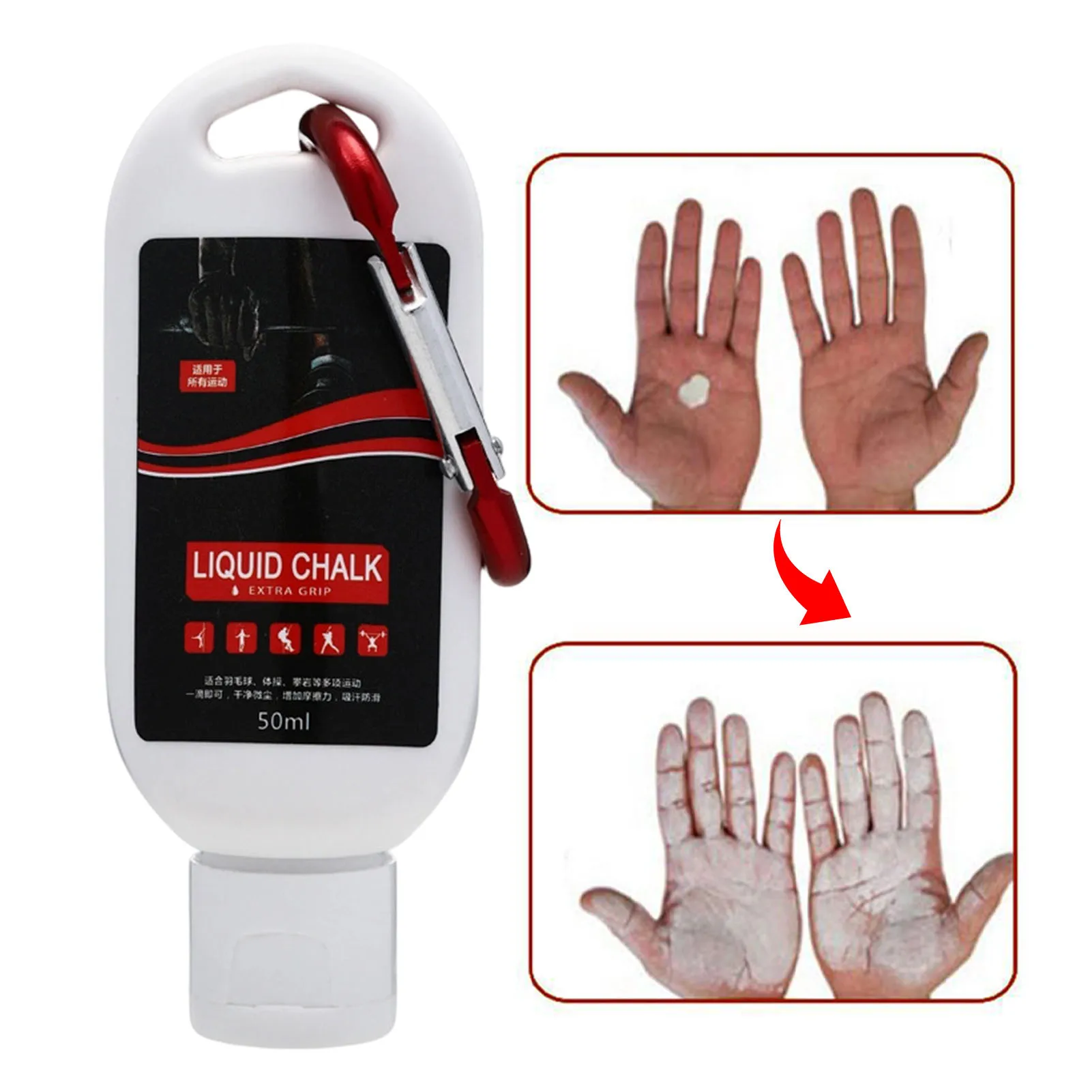 New Lifting Anti Slip Cream Grip Chalk Sports Magnesium Tennis Gym Approved Powder Liquid Sport Powderfor Hands & Calluses