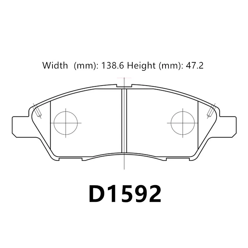 Front brake pad-08015 is suitable for Nissan Junyi/LIVI/Macchi/Tida/Xuanyi/Sunshine/Yida/auto parts ceramic mats