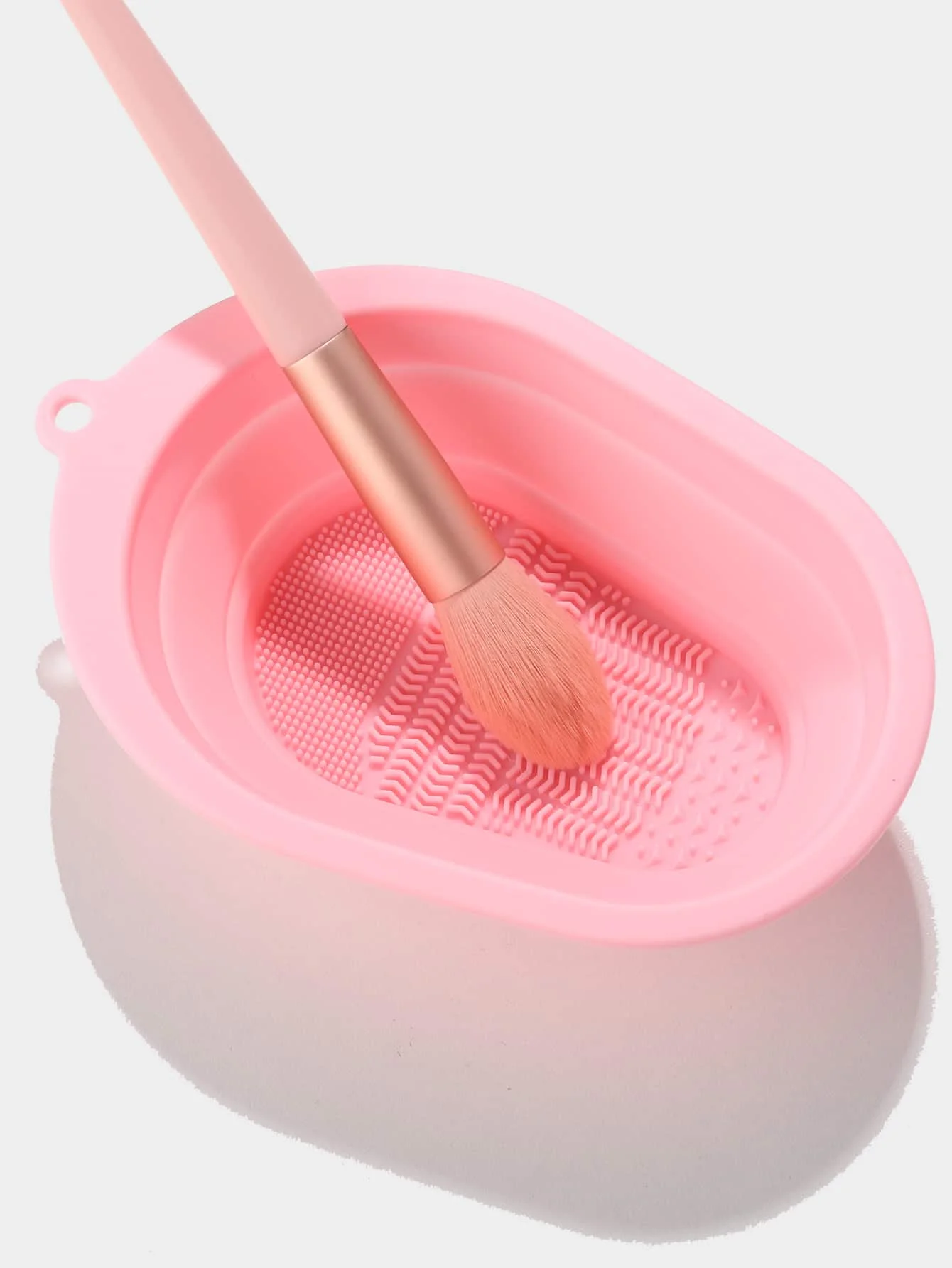 Silicone Makeup Brush Cleaning Bowl Portable Scrub Mat Washing Bowl For Cleaning Makeup Brushes Cosmetic Beauty Cleaning Tool