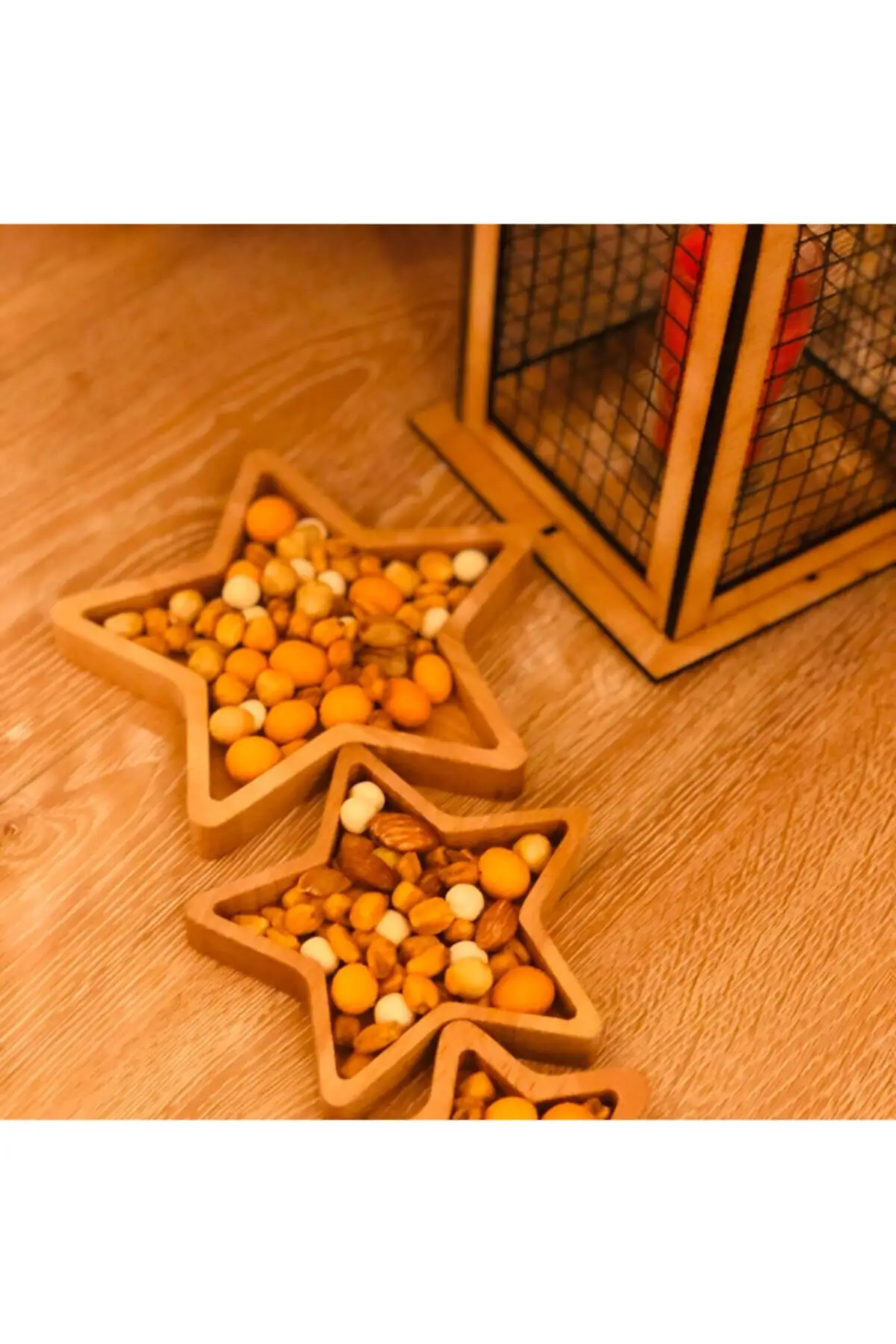 Dekorasi Solid Seri Bintang Set Makanan Ringan 8 + 12 + 17Cm Objek Presentasi