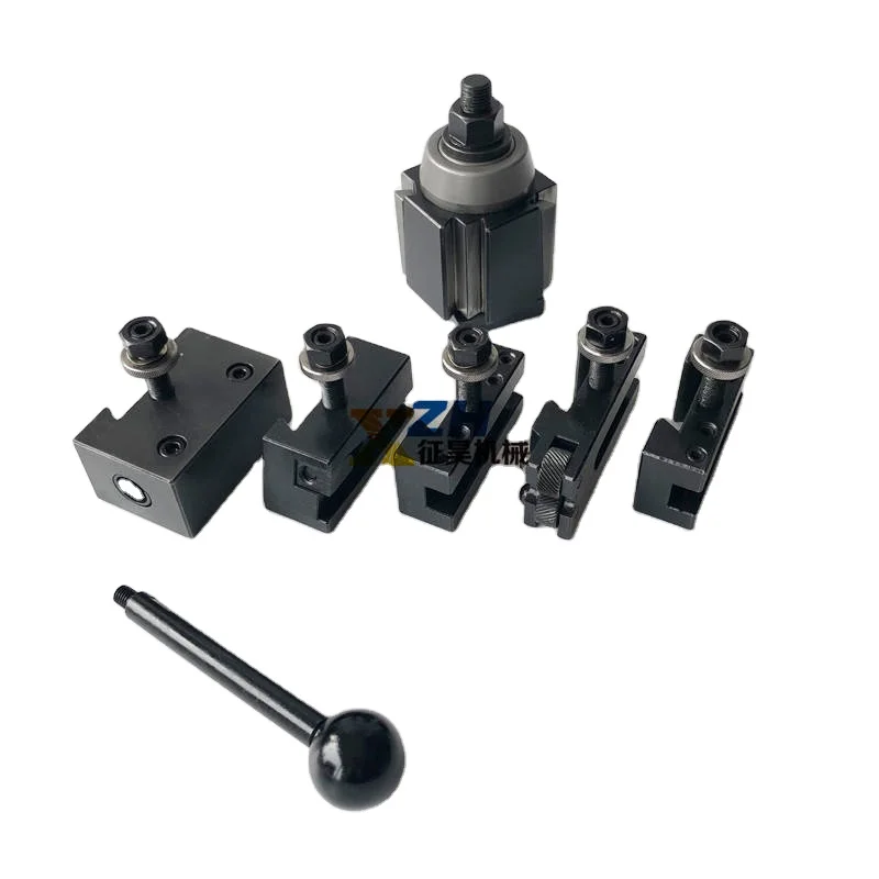 

CNC Wedge Quick Change Tool Post and Holder Set for Lathe Turning and Milling Applications