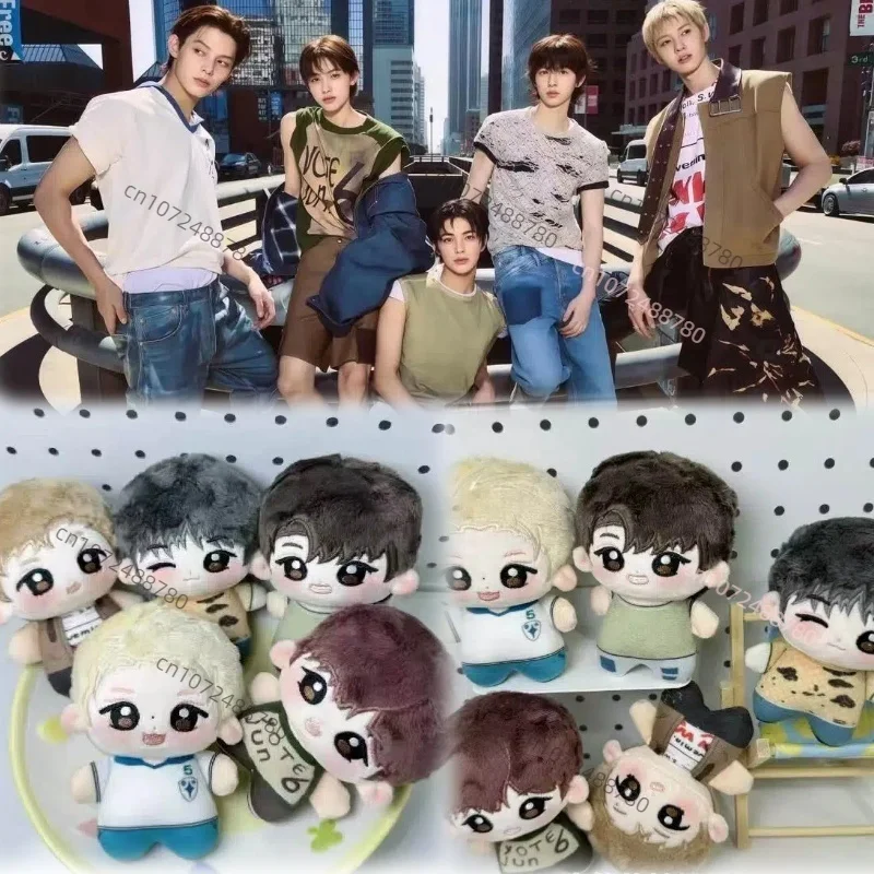 

Kawaii Cortis Plush Doll 10cm Cute MARTIN JAMES JUHOON Doll SEONGHYEON KEONHO Big Head With Mini Body Stuffed Doll For Fans Gift