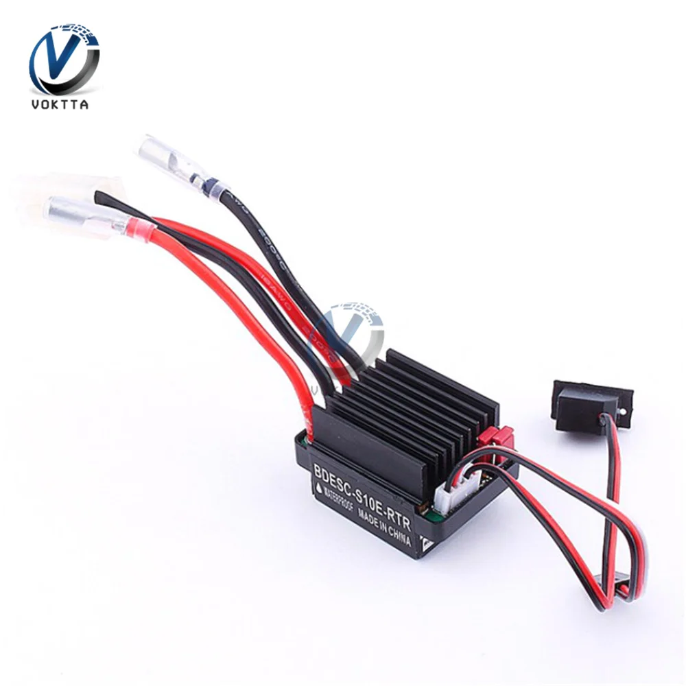 320A High-voltage Version ESC Two-way Waterproof Brushed ESC Electronic Governor with Brake for Remote Control Boat Model Car