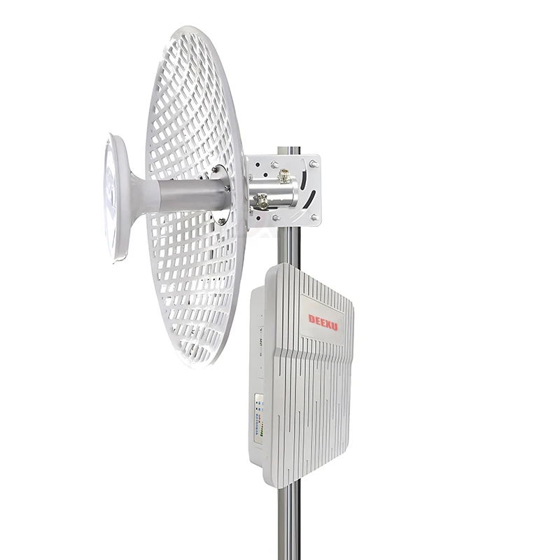 Pont réseau sans fil industriel 25Km 5GHz 500Mbps Point à Point multipoint micro-ondes Ethernet haut débit