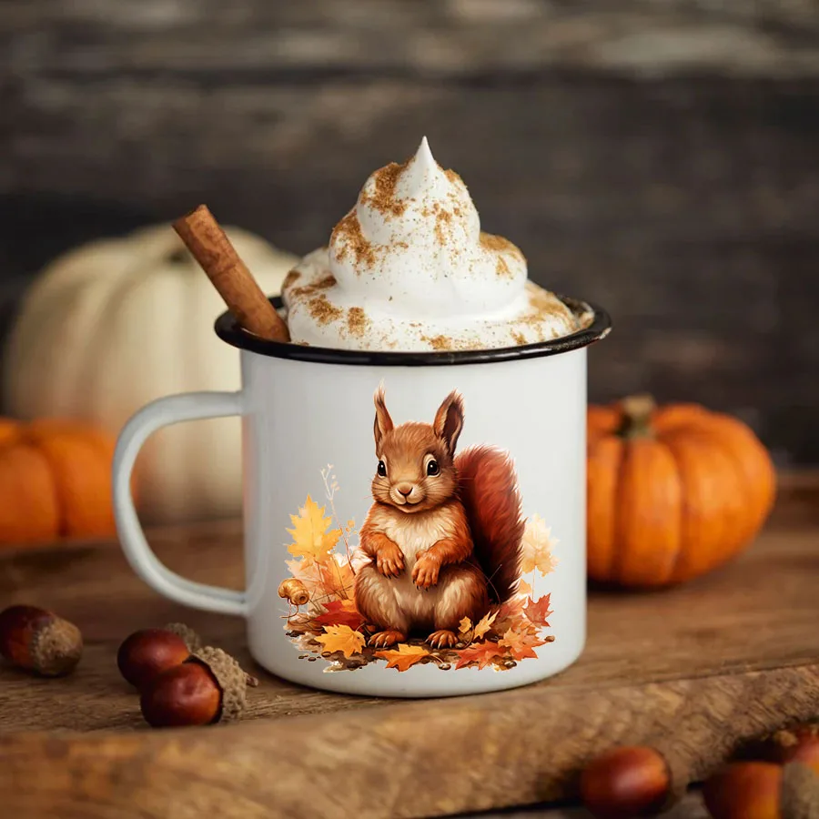 2pcs Fall Woodland Jungle Animal DIY UV DTF Rub On Transfer Stickers Craft Glass Mug Cup Wraps Junk Journal ornaments Home Decor - Detail 1
