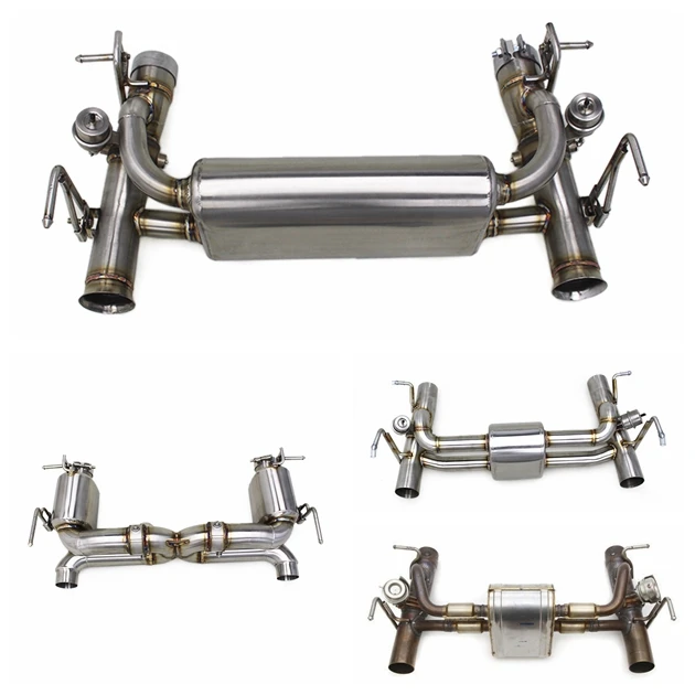 Race High Performance Rear Muffler Section For Ferrari 488 GTB/Spider/Pista 3.9T V8 2015-2019 Enhanced Supersport Sound Catback