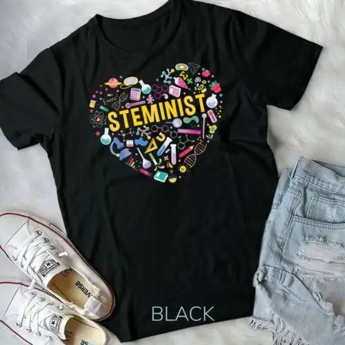 Steminist Womens Rights Physics Science Valentine 2022 Gift Unisex T-shirt