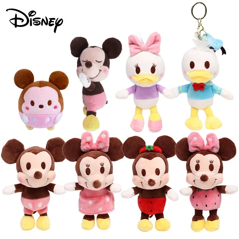 

15cm Cartoon Disney Soft Toy Plushie Stuffed Keychain Toys Peluches Kawaii Plushes Doll Anime Plush Animals Cute Key Chain