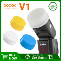 Godox V1 V1-C V1-N V1-S V1-F V1-O V1-P Speedlite Flash White Blue Yellow Diffuser Soft Box Case
