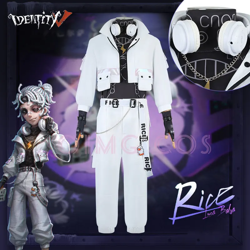 

Identity 5 Luca Balsa Cosplay Prisoner Costume Uniform Wig Anime Halloween Costumes for High-quality Women Game