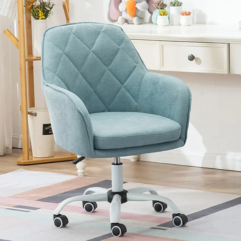 Nordic Ergonomic Computer Chair Lift and Swivel Function Removable Washable Cover Comfortable for Long Sitting in Home Office