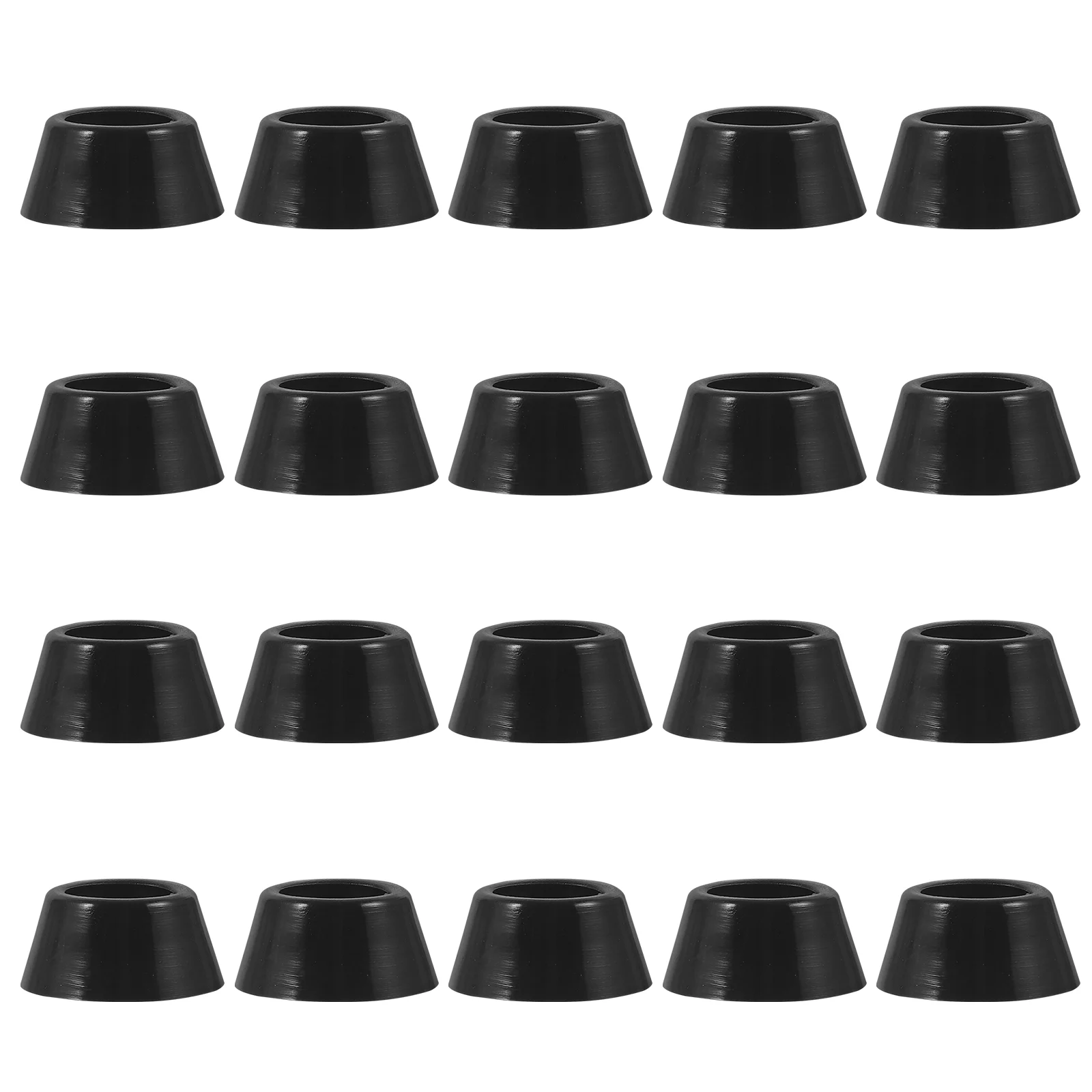 

20 Pcs Rubber Feet Table Leg Levelers Castor Wheels Caster Leveling Furniture Pads Wedge Extra Large for