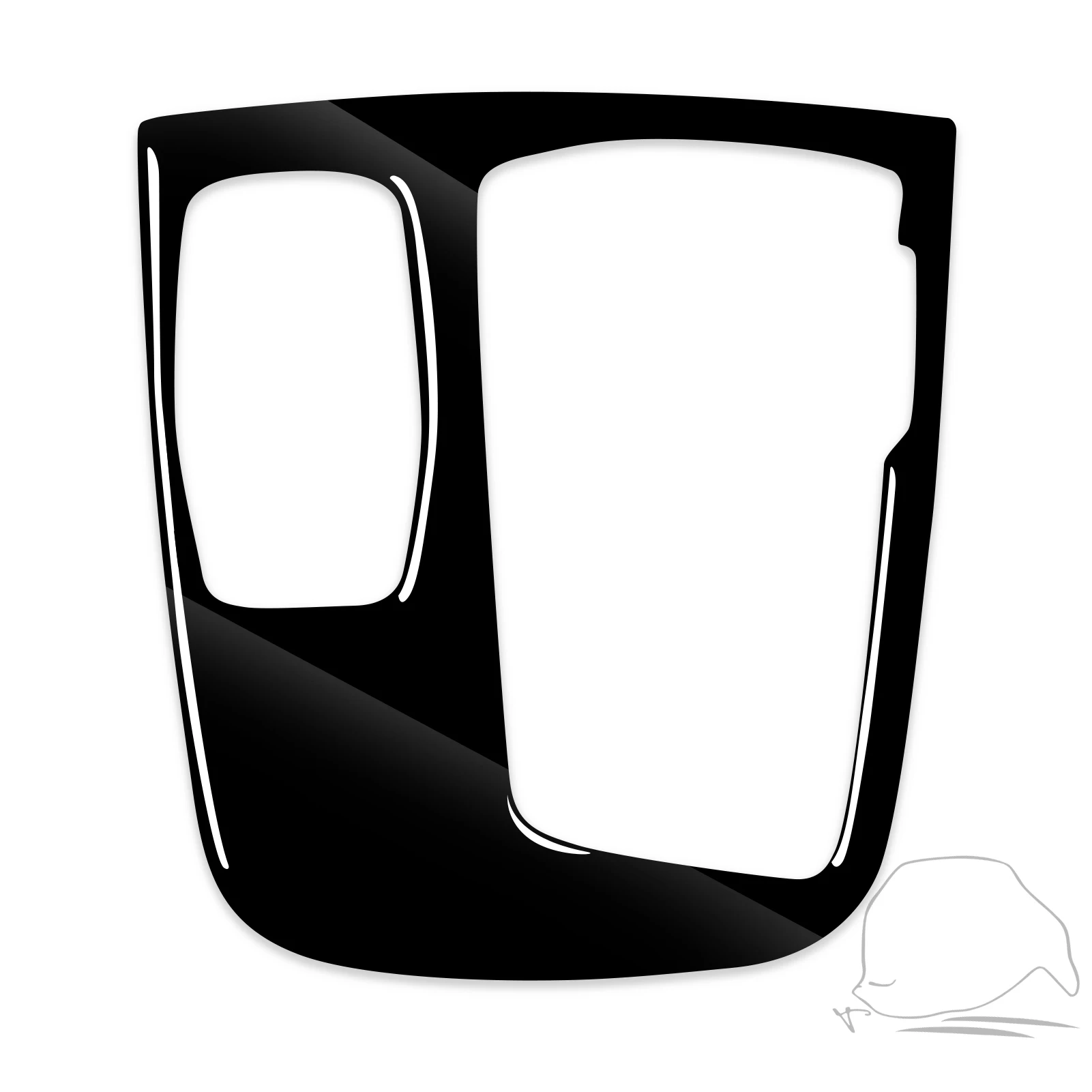 for BMW 7-series G11 G12 2016 Gear Shift Decoration Cover Trim Sticker Decal Car Accessories Plastic