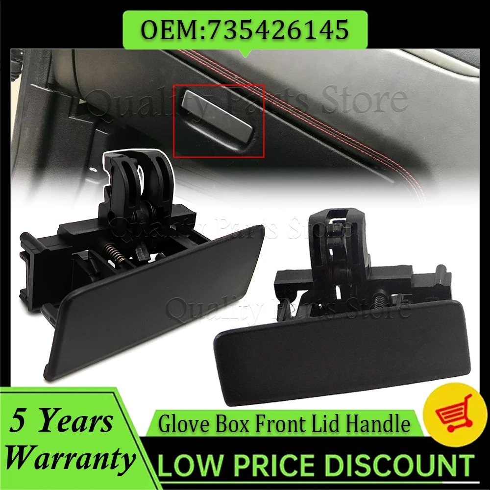 Porta-luvas do carro tampa frontal alça trava captura 735426145   Para FIAT PUNTO/GRANDE PUNTO 199 2005 2006 2007 2008 2009 2010 2011-2019