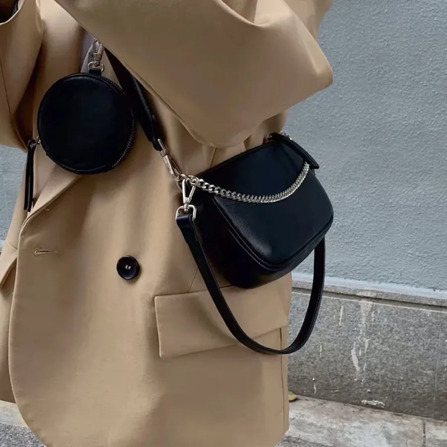 

Summer chain handsome small three-in-one underarm women's bag fashion senior hundred simple crossbody bag shoulder bags