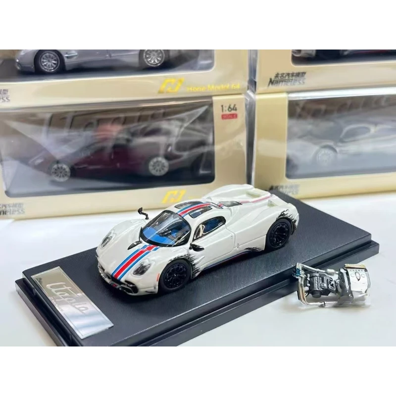 In stock: 1:64 new product, Utopia Purple Alloy high-end simulation car model, creative decorative item, festival gift