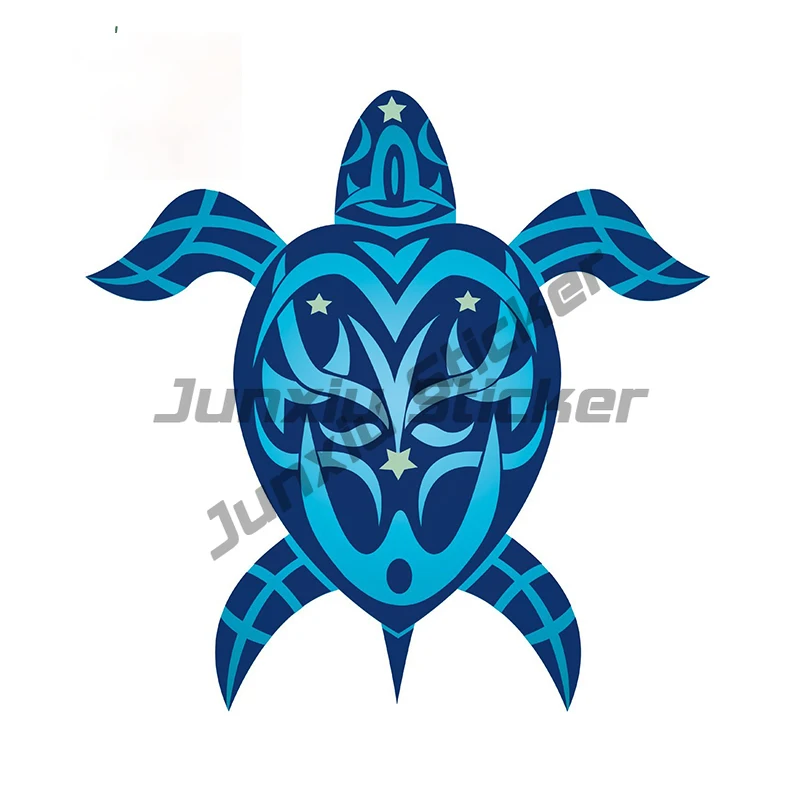 Boutique Decals Exterior Accessories Tribal Turtle Creative Car Sticker Air Conditioner Cartoon Decal Personality Styling