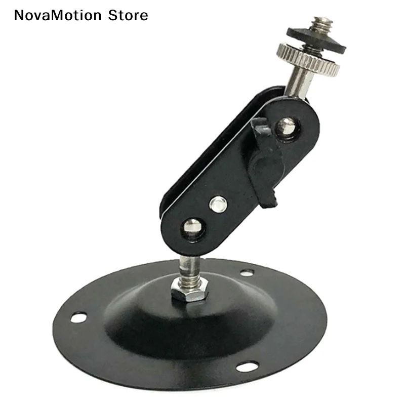 [NM]Black Wall Mount Bracket Installation Monitor Holder Camera Mount Support Security Rotary CCTV Surveillance Camera Stand[NM]