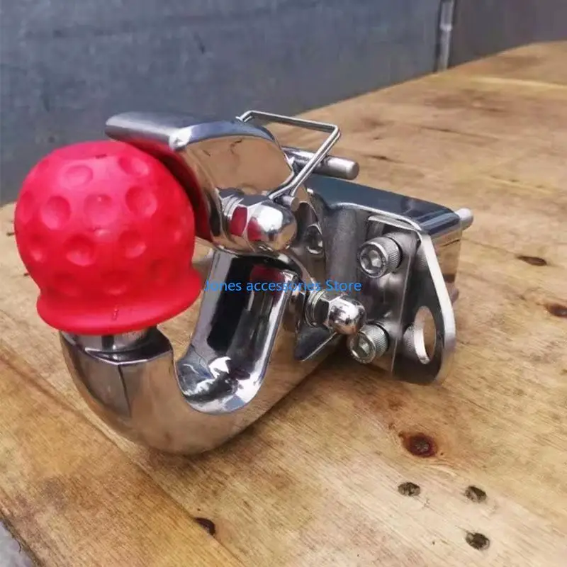 W8KD قافلة شاحنة SUV سحب الكرة غطاء غطاء سحب وصلة وصلة مقطورة Towball حامي 50 مللي متر #2