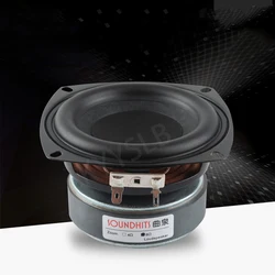 KYYSLB 40~80W 4 Inch Speaker Driver Unit Woofer Subwoofer Bass Hifi Woven Basin Powerful Sound Audio Amplifier LoudSpeaker